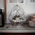 Kép 2/5 - Virágtartó florárium üveg - Diamond - Stílusos üveg lakásdísz