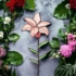 Kép 1/4 - Lilom szál üveg  örökvirág dekoráció